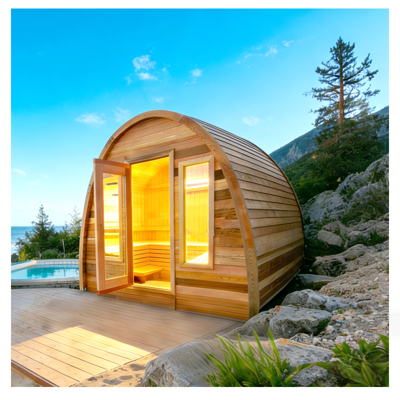 Outdoor Oval Sauna Room  Factory Direct, Custom...