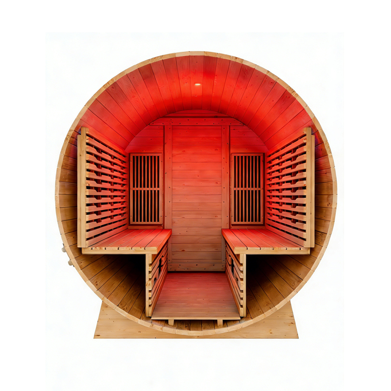 Wholesale Canadian HemlockCedar Traditional Steam Sauna  Barrel Sauna  Outdoor Sauna