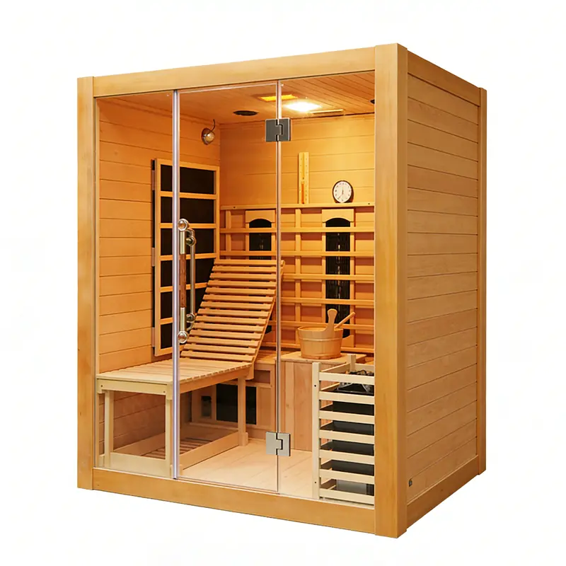 Safe & Comfortable Large Capacity Sauna Room  Factory Direct Dry & Wet Steam, Custom Wholesale for Home