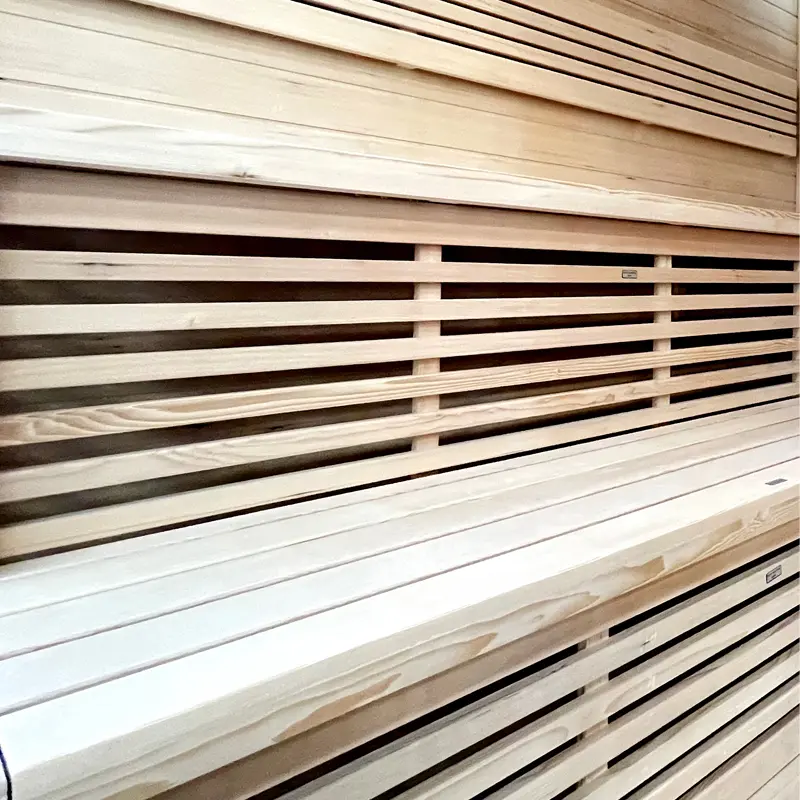 Outdoor Solid Wood Traditional Steam Sauna for 3-4 Persons in Stock