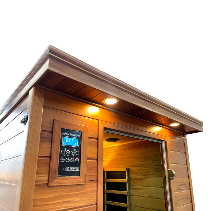 China Factory Direct | 2-Person Indoor Far Infrared Sauna Room with Carbon Plate Heating