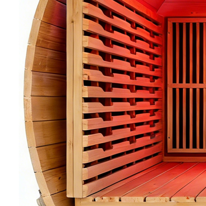 Wholesale Canadian HemlockCedar Traditional Steam Sauna  Barrel Sauna  Outdoor Sauna